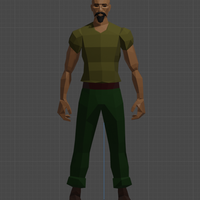 Small Runescape Bot/Character Model 3D Printing 287050