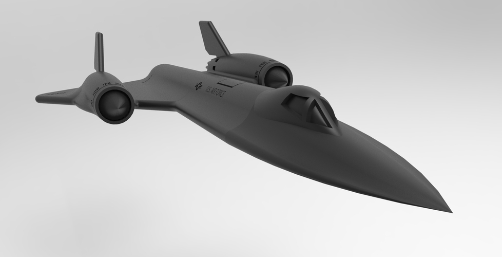 Blackbird SR71 3D Print 28708