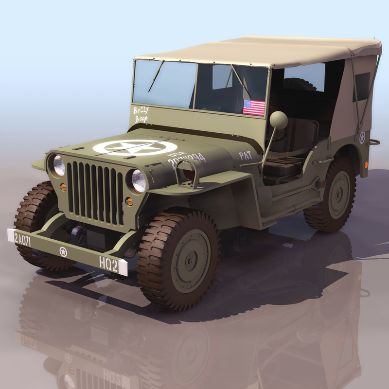 jeep car​ stl
