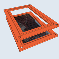 Solar panel 110x60mm holder - Thumbnail 3