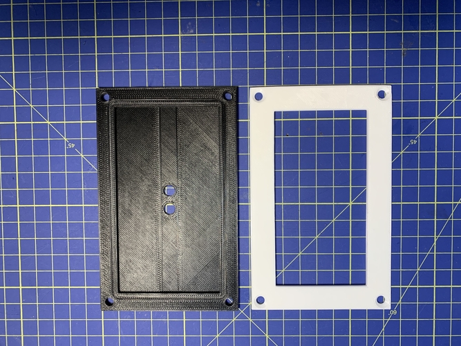 Solar panel 110x60mm holder 3D Print 287100