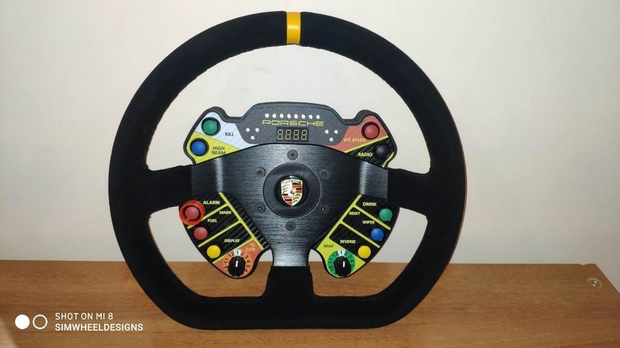 DIY Porsche 911 GT3 Led/Display Steering Wheel