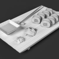 Sushi on a Board - Thumbnail 1