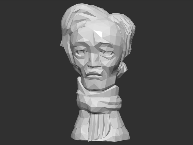 Edgar Allan Poe Bust 3D Print 28713