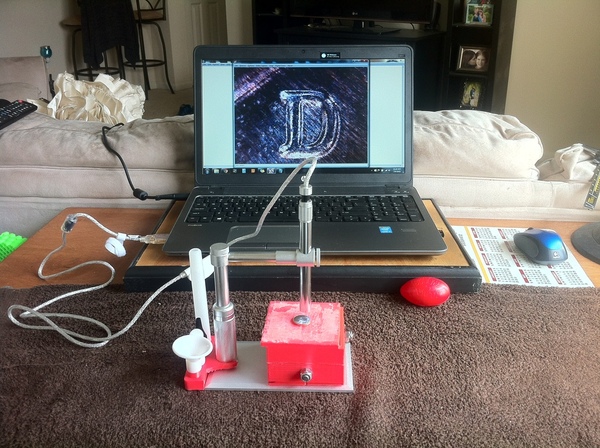 USB Microscope Stage and Tripod Mount