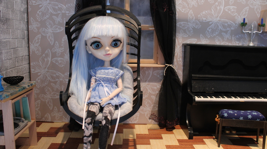 1/6 Barbie hanging chair 3D Print 287164