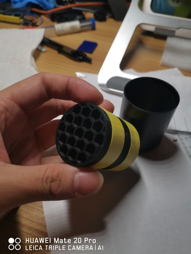 Anti-reflection grille for scope 3D Print 287195