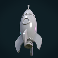 Cartoon Rocket - Thumbnail 6