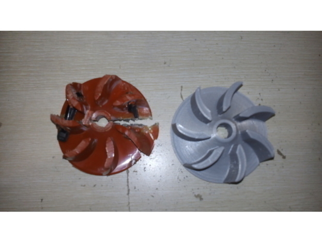 Impeller for a Vacuum Cleaner AirRam BISSELL GTech 3D Print 287286