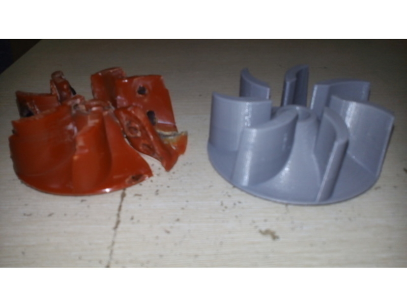 Impeller for a Vacuum Cleaner AirRam BISSELL GTech