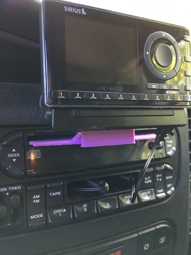 Sirius XM Radio mount for car CD player 3D Print 287373