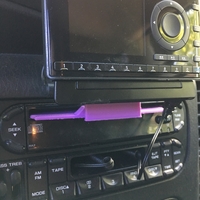 Small Sirius XM Radio mount for car CD player 3D Printing 287373