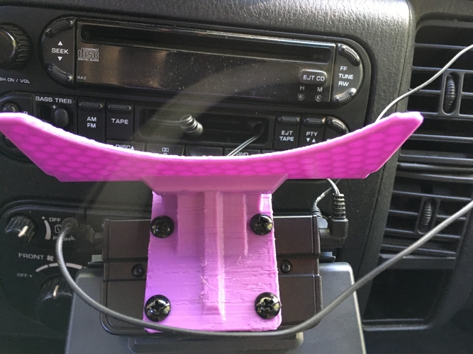 Sirius XM Radio mount for car CD player 3D Print 287375