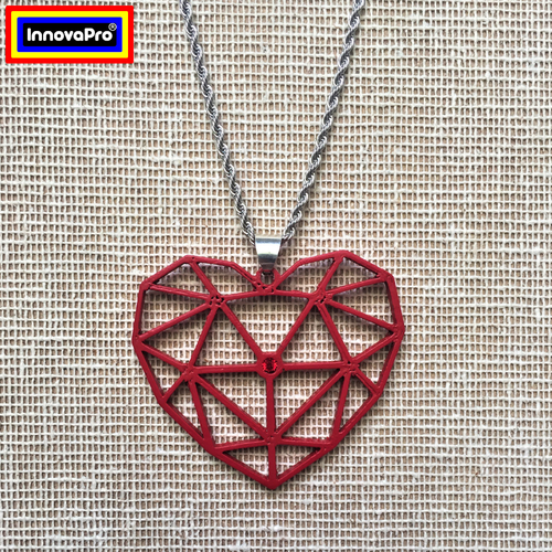3d heart pendant necklace Clearance