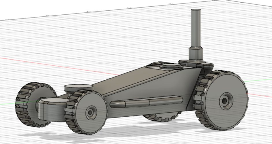 RC Floor Jack 3D Print 287527