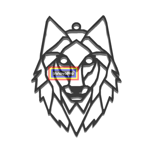 Wolf Pendant 3D Print 287549