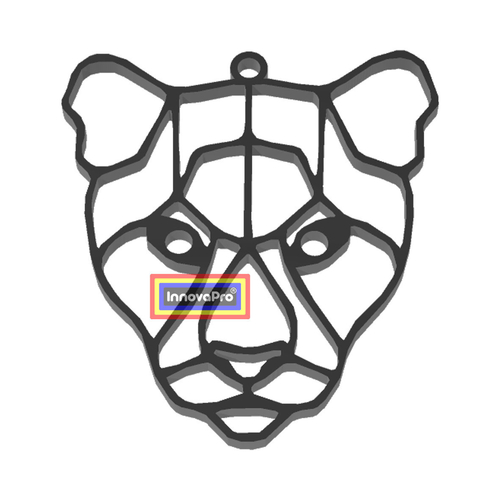 Panther Pendant 3D Print 287555