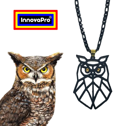 Owl Pendant 3D Print 287560