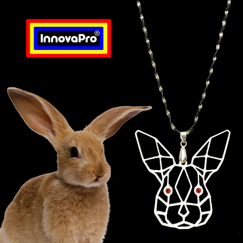 Rabbit Pendant 3D Print 287569