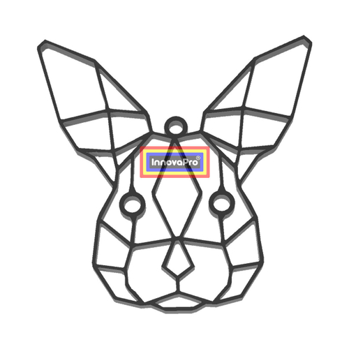 Rabbit Pendant 3D Print 287570