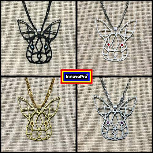 Rabbit Pendant 3D Print 287571