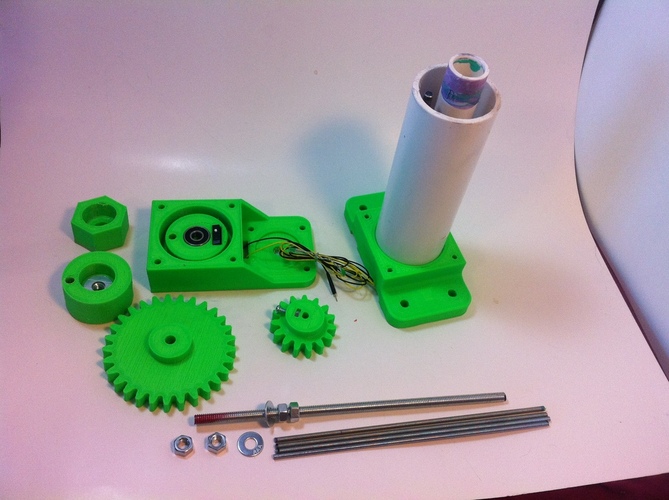 3D Printed High Load Linear Actuator 3D Print 28760