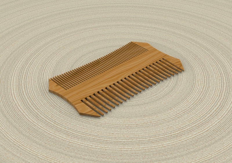 Pettine da Barba ( Shaving Comb )
