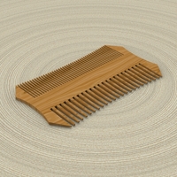 Small Pettine da Barba ( Shaving Comb ) 3D Printing 287626