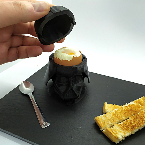 Egg Cup - Darth Vader 3D Print 287656