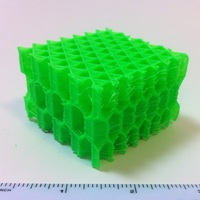 Small 3D Honeycomb Infill concept 3D Printing 28767