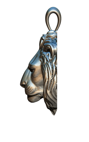 Safari Animal Lion Jewel Pendant 3d print STL model 3D Print 287698
