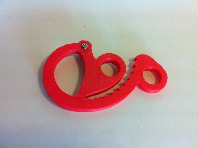 Ratcheting Cable Clamp 3D Print 28771