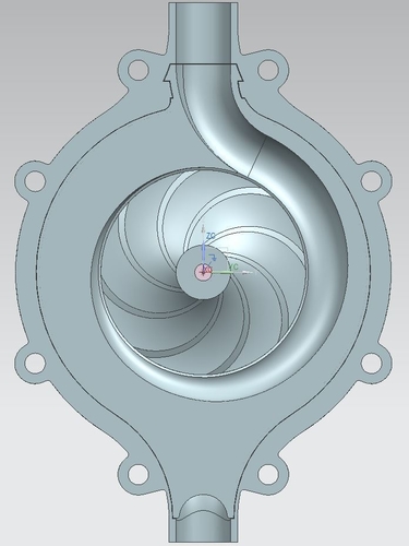 The two-stage centrifugal water​​ pump 3D Print 287727