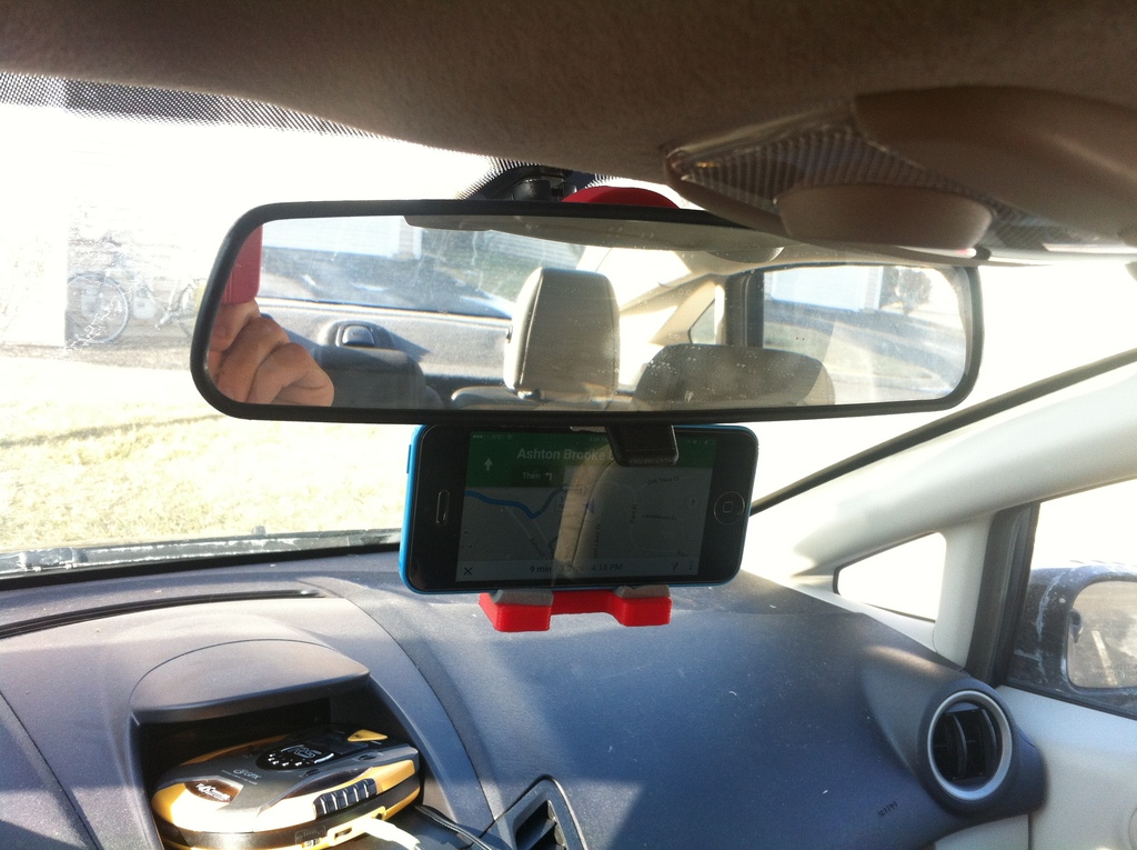 3D Printed 3-Way Universal Phone Dock: For the Car, Tripod, & Bicycle  by Michael Graham