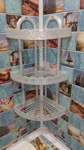 The multi-level  bathroom shelf 3D Print 287751