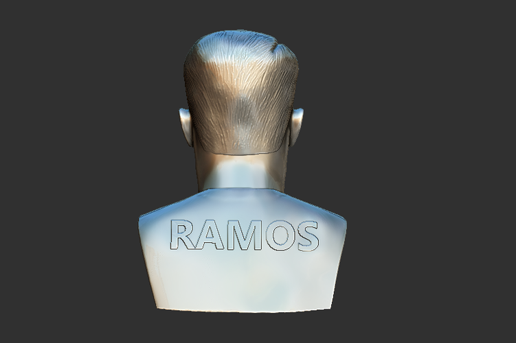 Sergio Ramos 3D model - Football Player 3D Print 287759