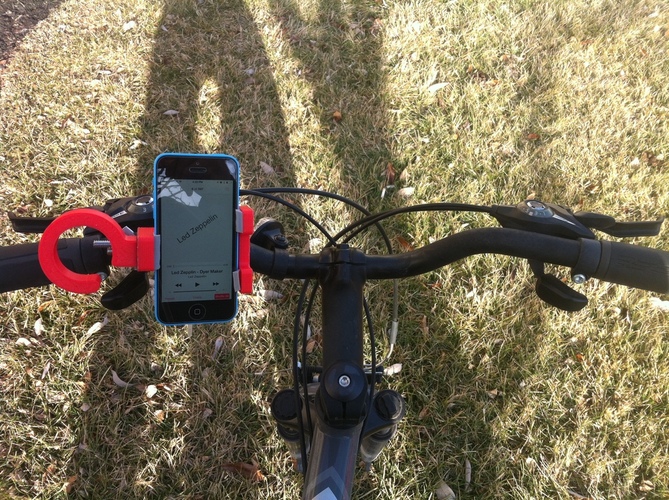 3d printed bike phone mount