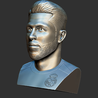 Sergio Ramos 3D model - Football Player - Thumbnail 3