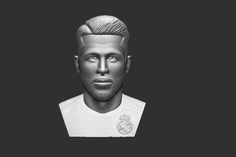 Sergio Ramos 3D model - Football Player 3D Print 287762