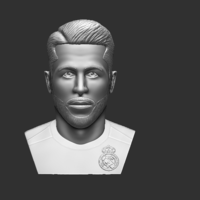 Sergio Ramos 3D model - Football Player - Thumbnail 5