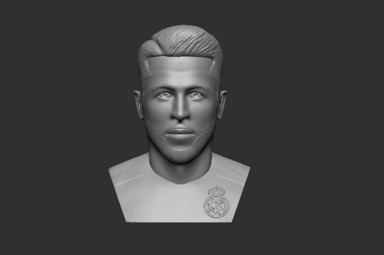 Sergio Ramos 3D model - Football Player 3D Print 287763