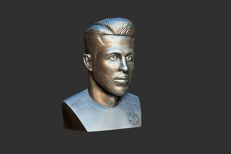 Sergio Ramos 3D model - Football Player 3D Print 287769