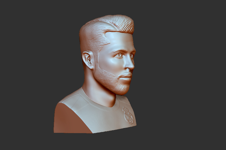 Sergio Ramos 3D model - Football Player 3D Print 287770