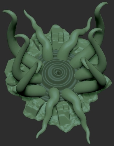 Cthulhu's Evil Portal Pool.  Wall/Floor.  Terrain/Creature. 3D Print 287825