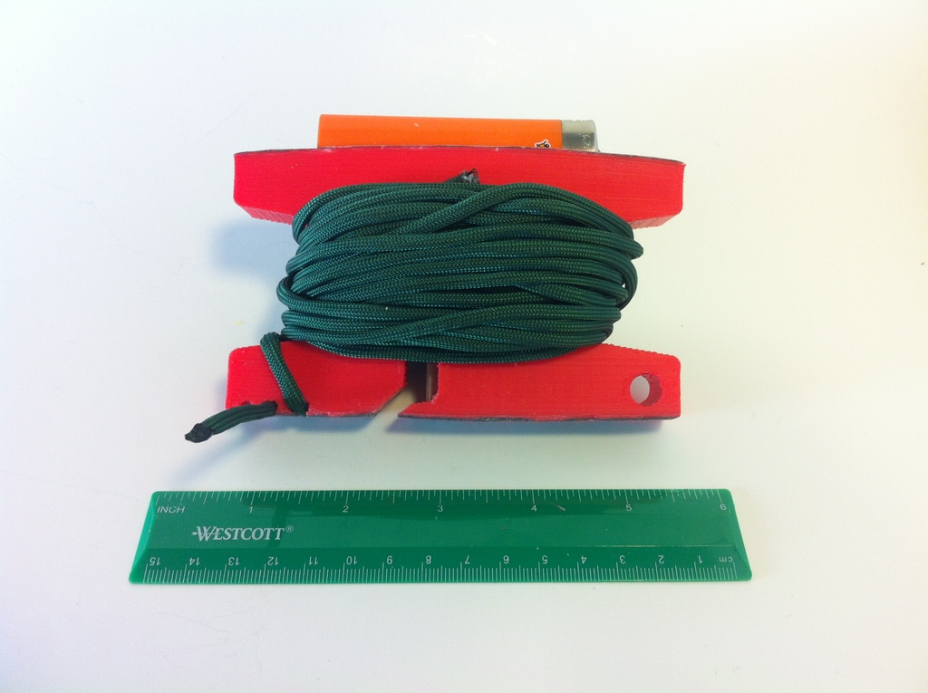 3D Printed Paracord Utility Spool by Michael Graham