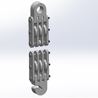 High Strength Paracord Block and Tackle Pulley - Thumbnail 2