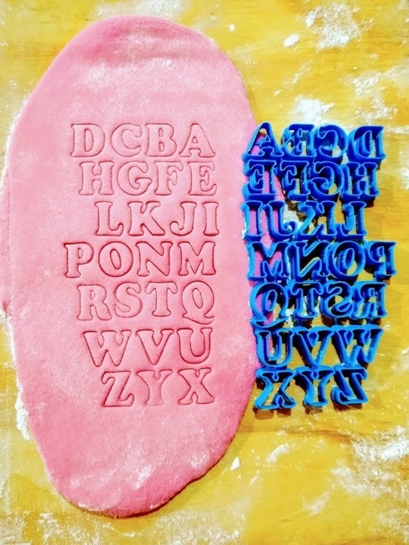 Cookie Cutter ABC 20mm set complet
