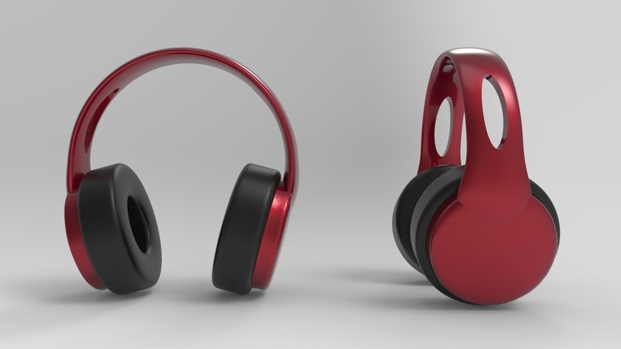 Headphone over-ear 3D Print 287978