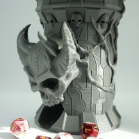 Small Demon Dice Tower 3D Printing 287998