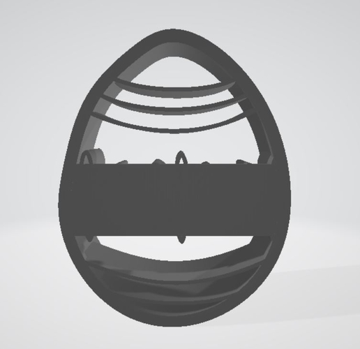 Cookie cutter egg easter 3D Print 288017